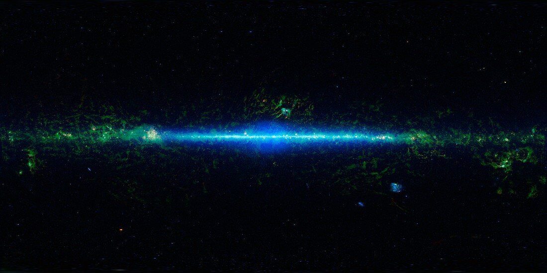 Milky Way galaxy,WISE infrared image