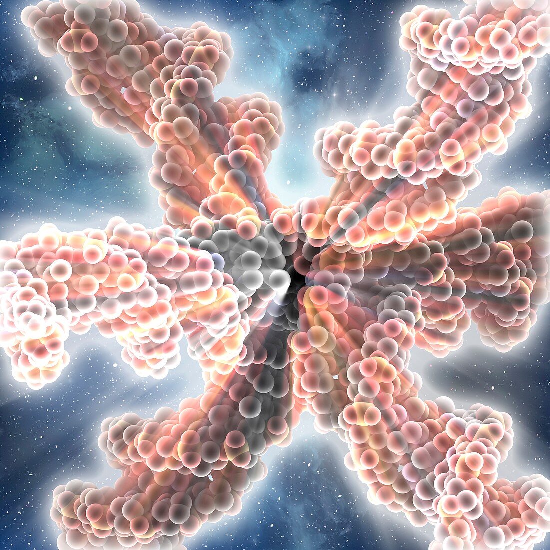 DNA 6-way junction,artwork