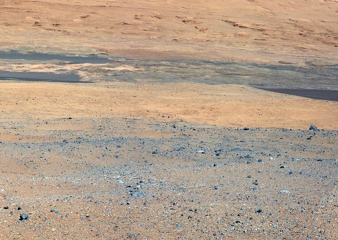 Gale Crater landscape,Mars