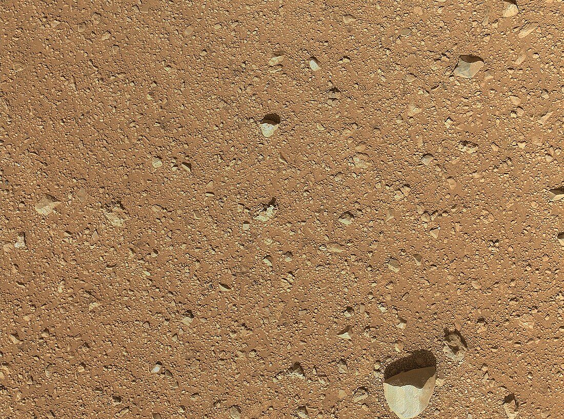 Martian pebbles,Curiosity rover image