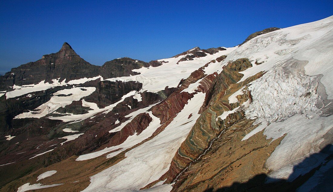 Harrison Glacier,Montana,USA,in 2009