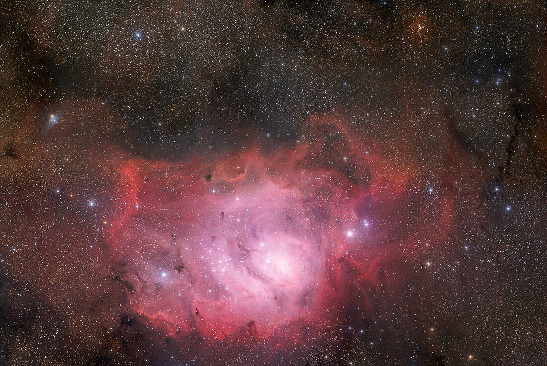 Lagoon Nebula,optical image