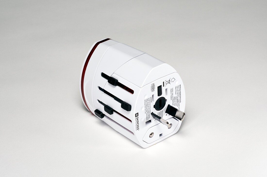 Plug adapter with Australasian prongs