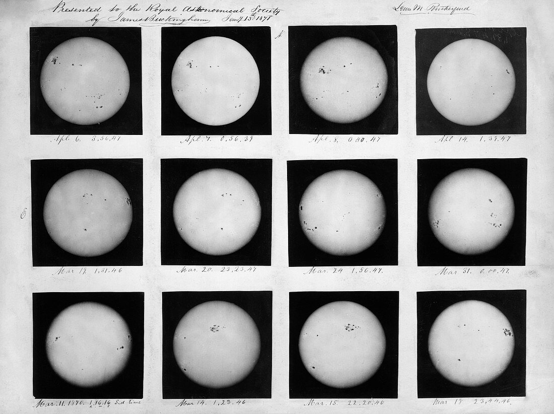 Observations of the Sun,1870