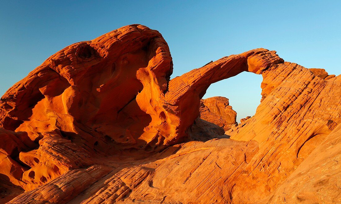 Arch Rock at sunset,USA