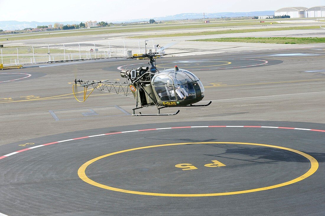 Alouette II helicopter