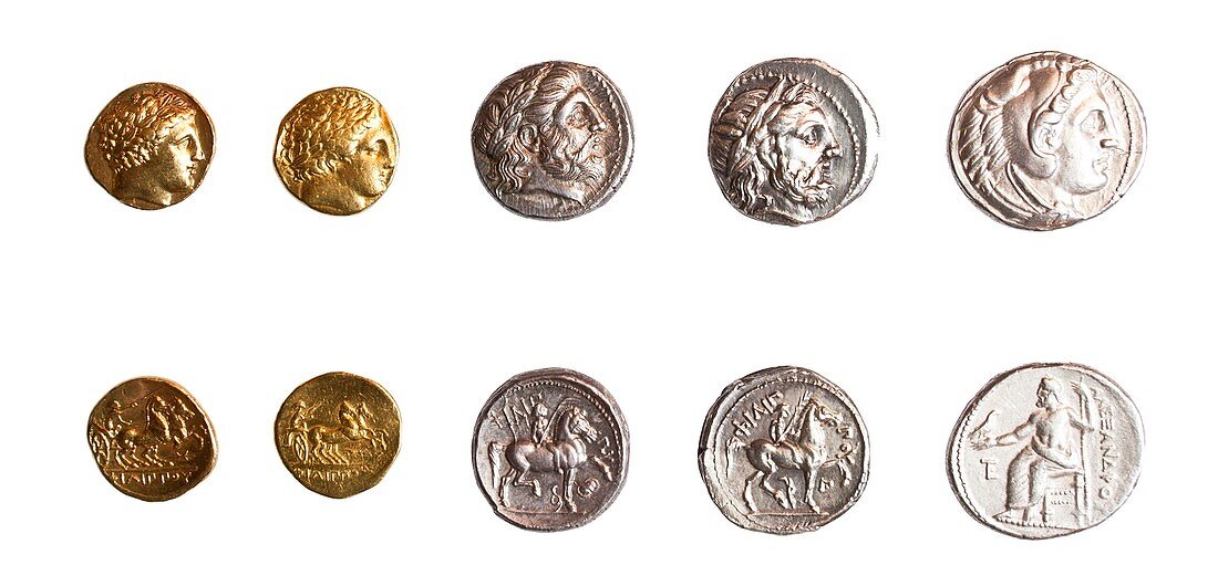 Ancient Greek coins 3rd century BCE