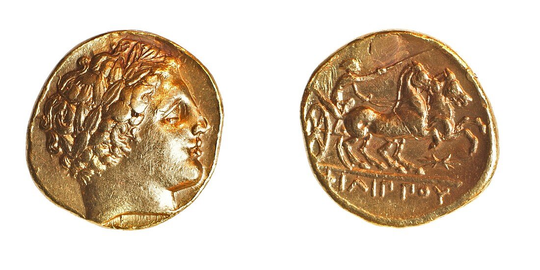 Philip II gold coin