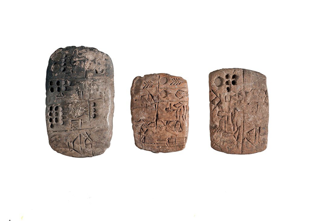 pictographic clay tablets