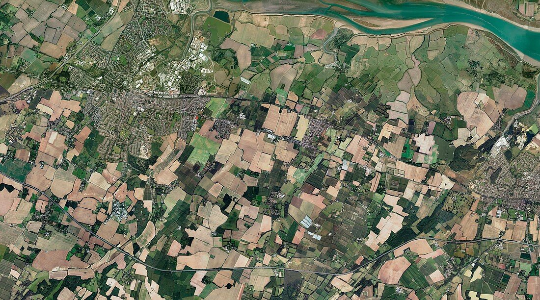 Sittingbourne,UK,aerial view