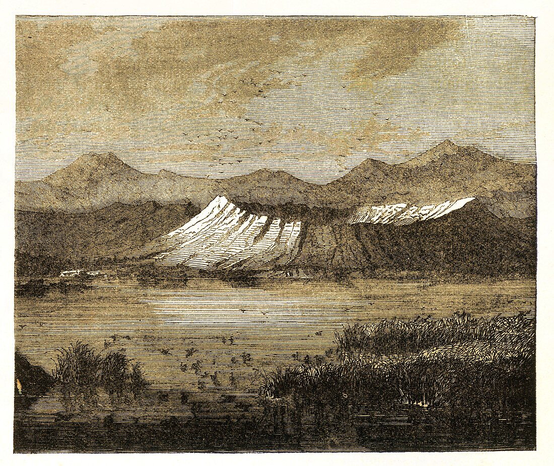Earth crater,19th century