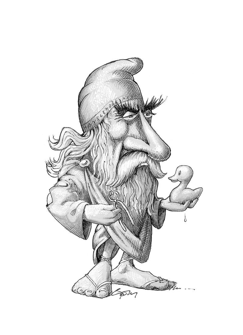 Archimedes,caricature