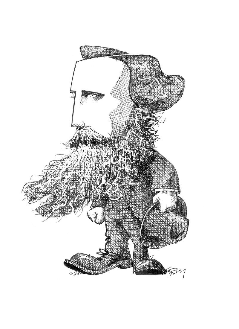 James Clerk Maxwell,caricature