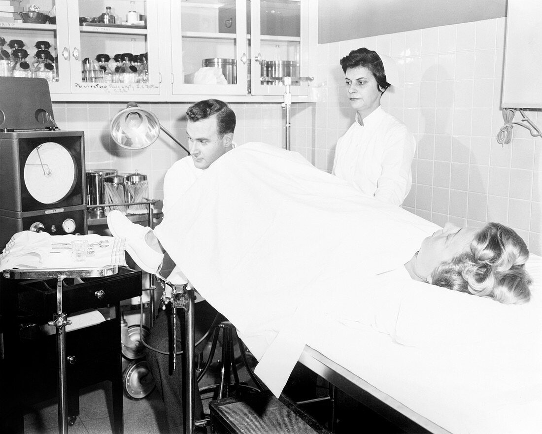 Rubin gynaecology test,1956