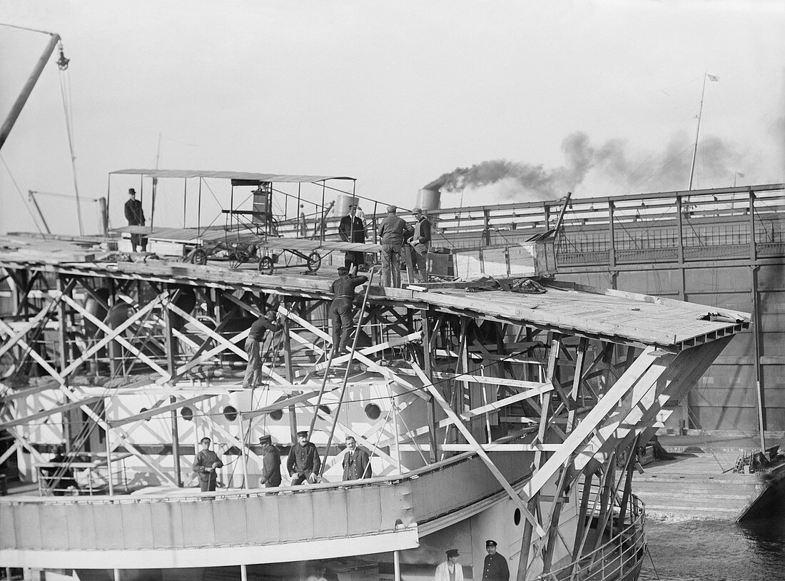 Early ship flight attempt,1910