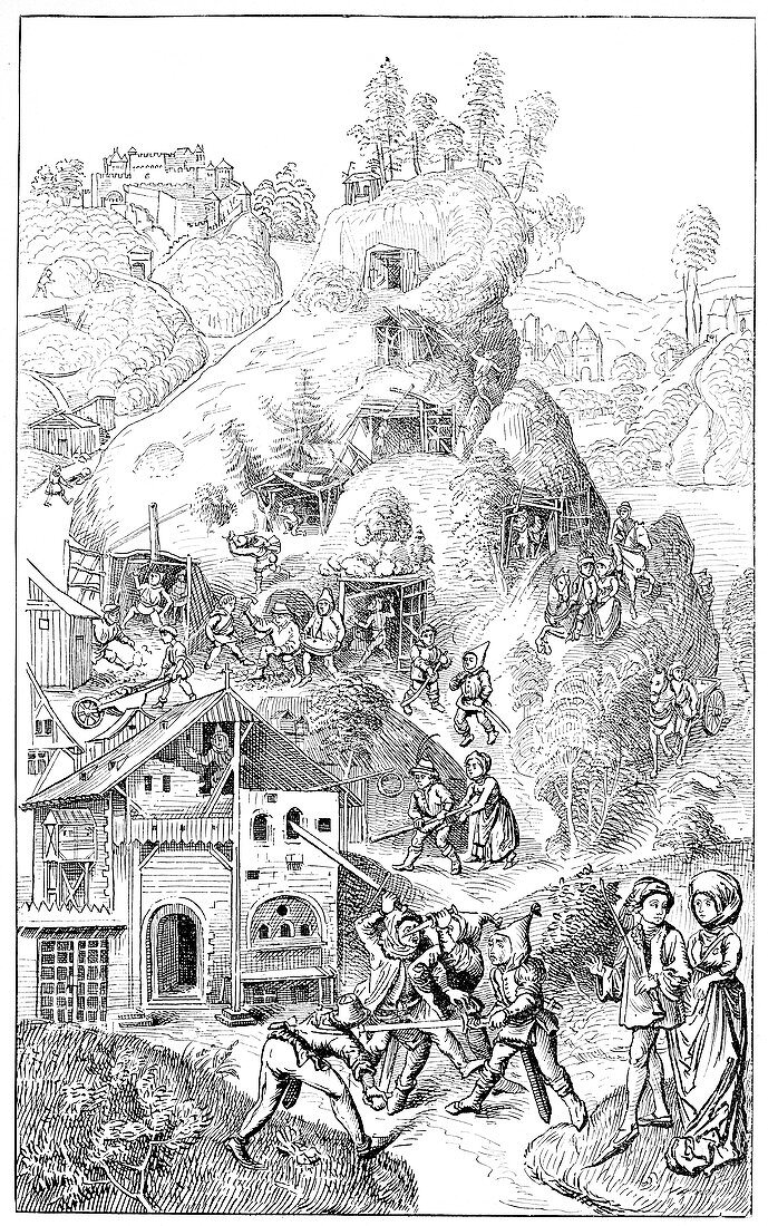 Feudal mine,15th century