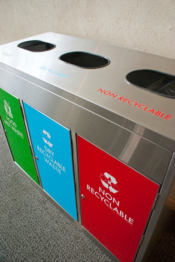 Recycling bins in Cape Town