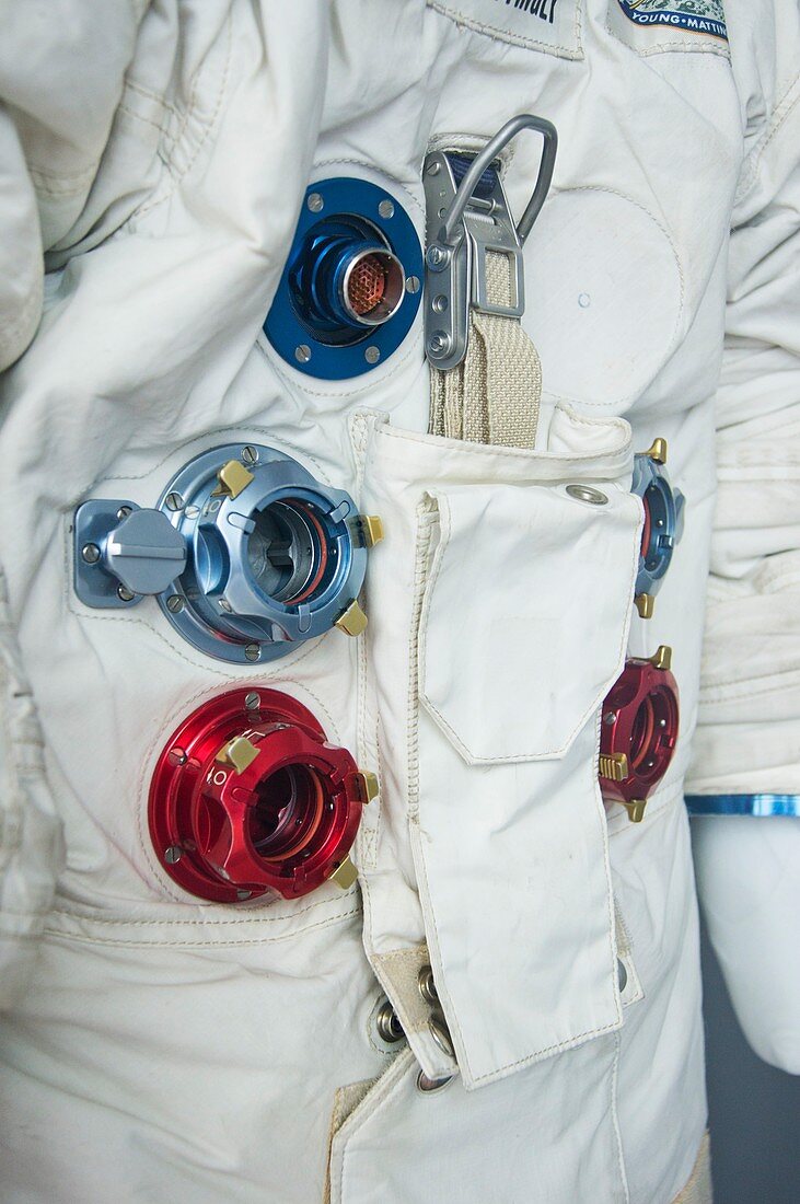 Apollo spacesuit life support connectors