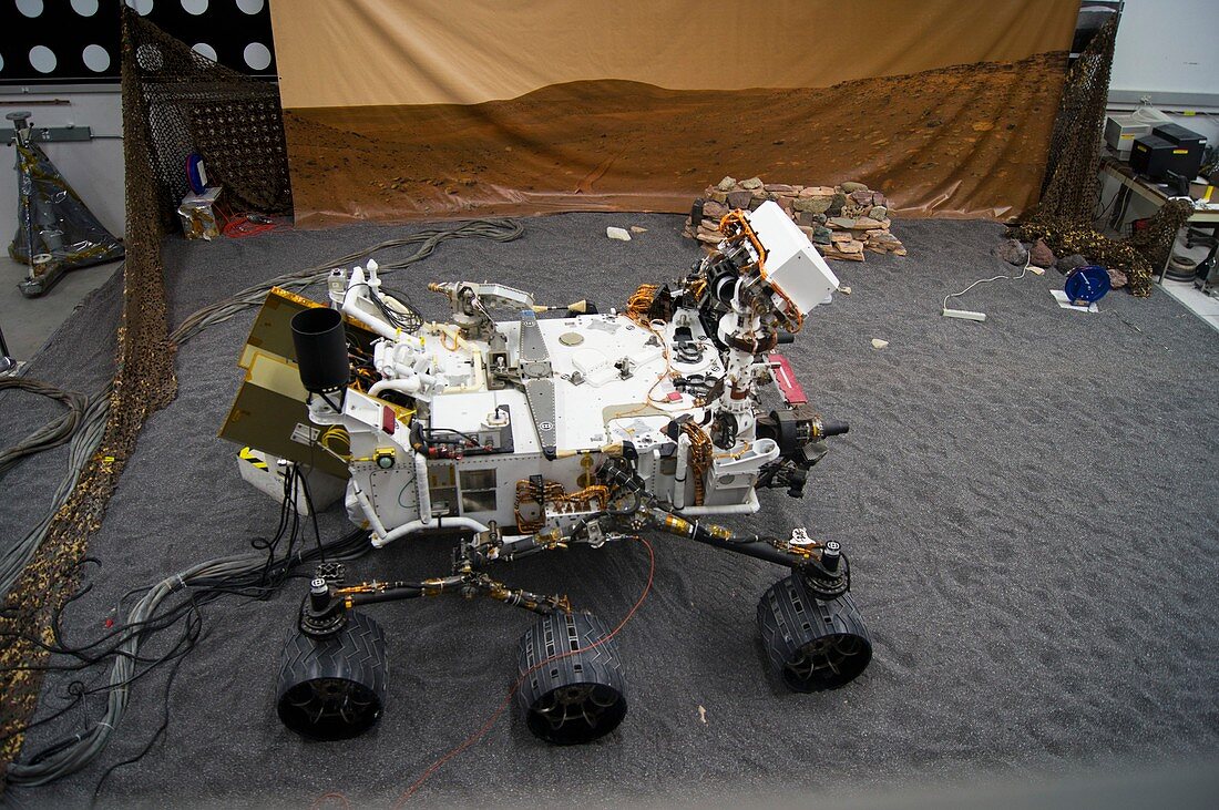 Curiosity engineering model at JPL