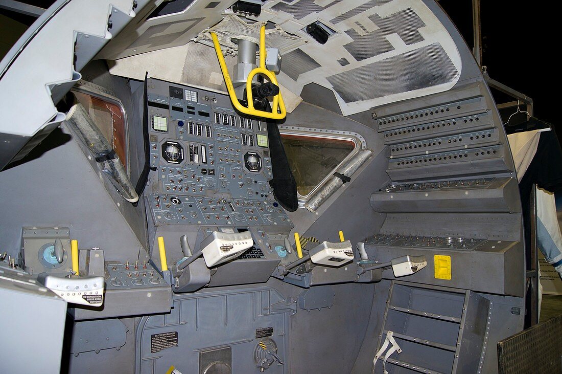 Apollo lunar module interior
