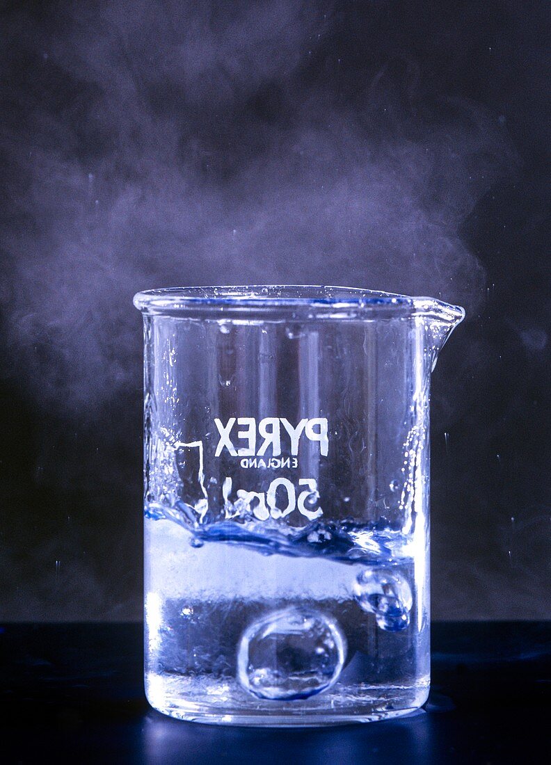 Acyl chloride reaction with water