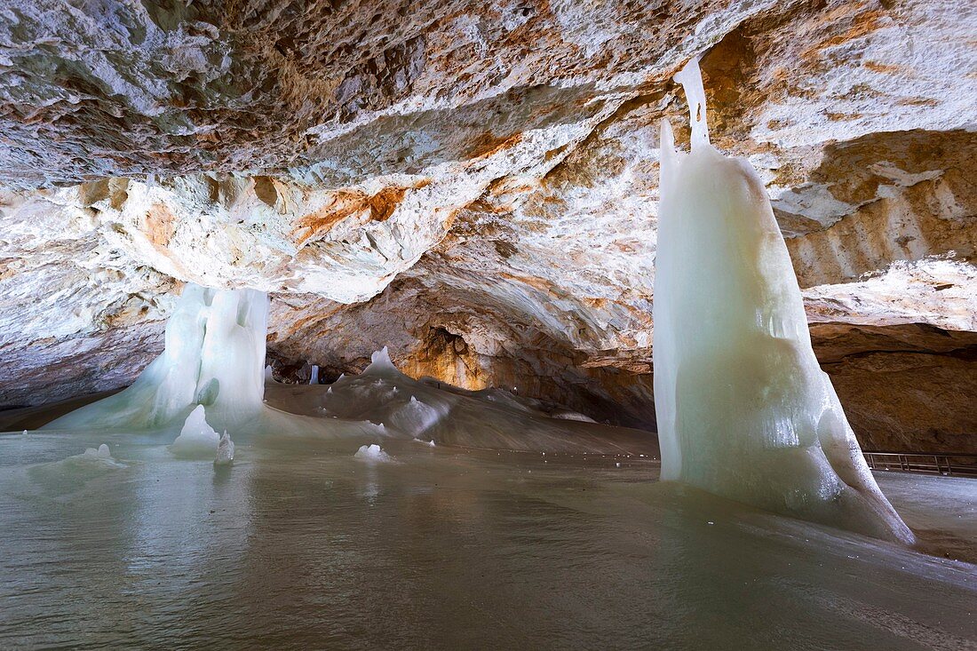 Dobsinska ice cave,Slovakia