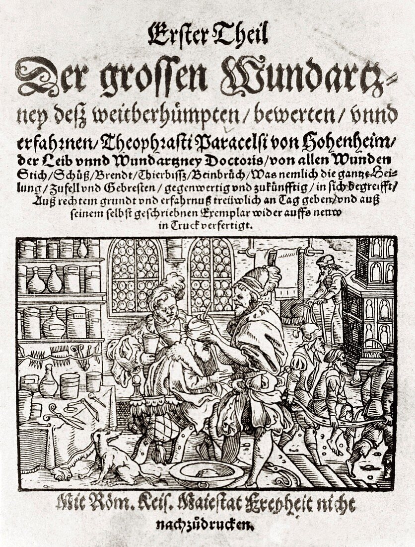 Der grossen Wundartzney,title page