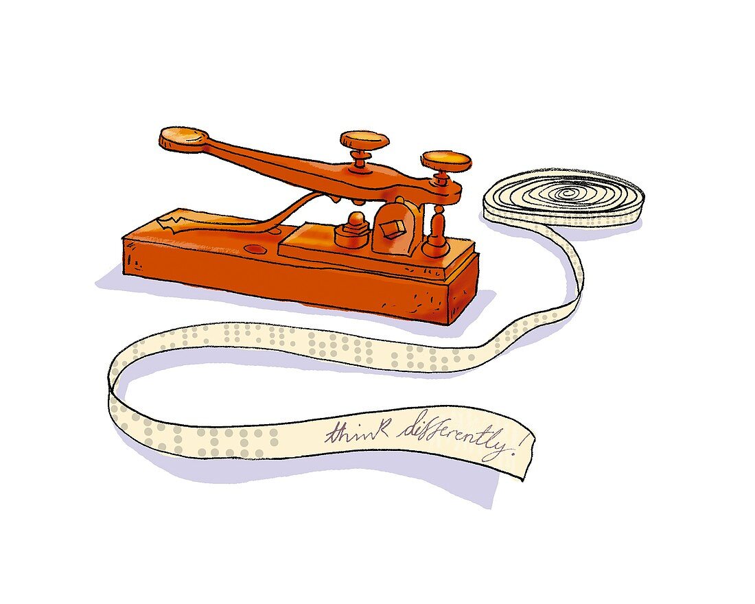 Telephone-telegraph invention,artwork