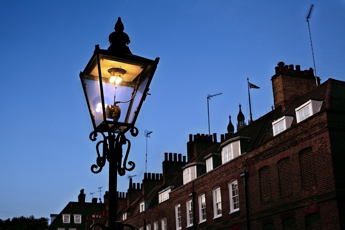 Gas lamp,London,UK
