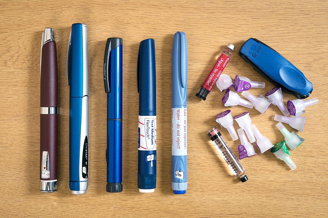 Diabetes insulin pens and equipment