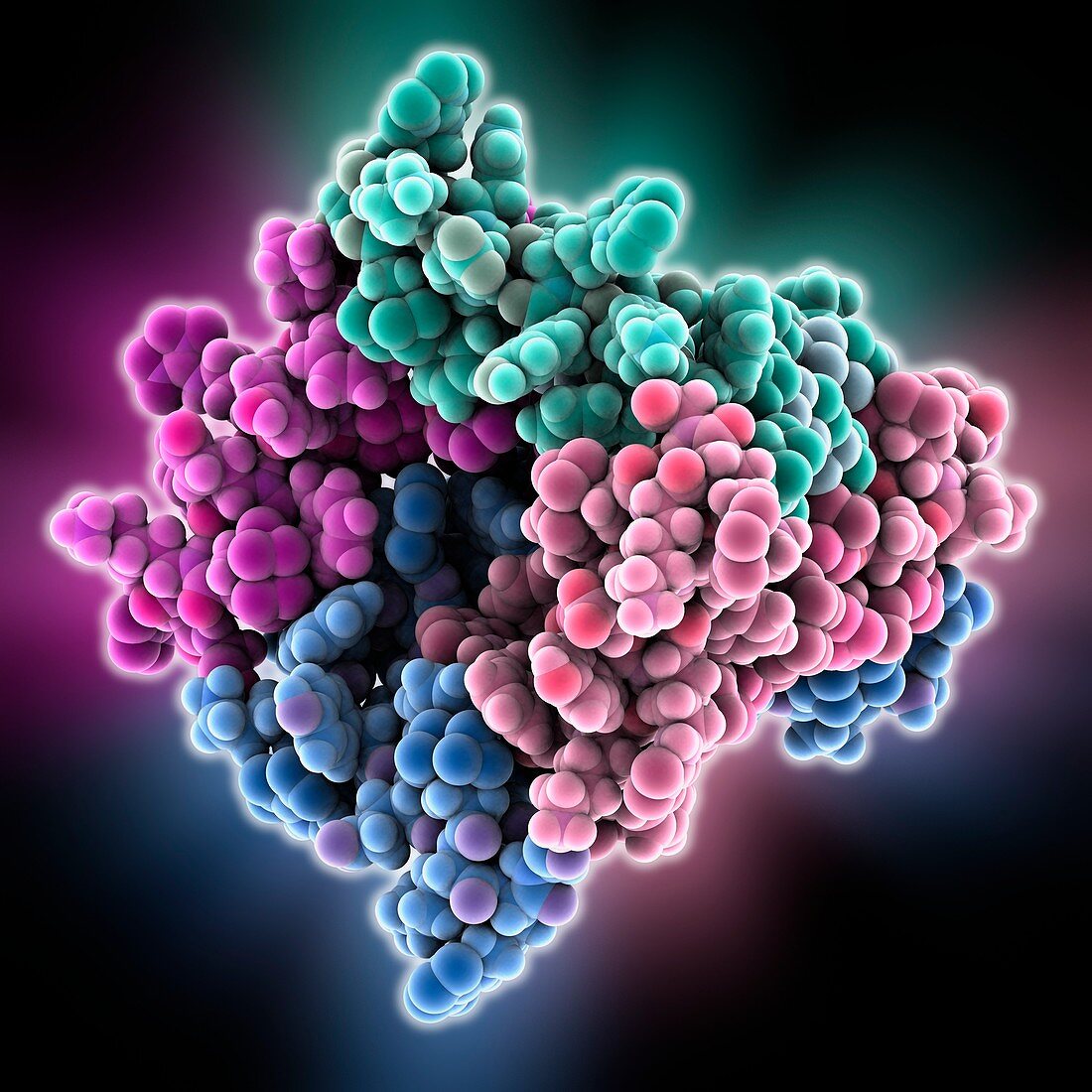 Influenza proton pump,molecular model