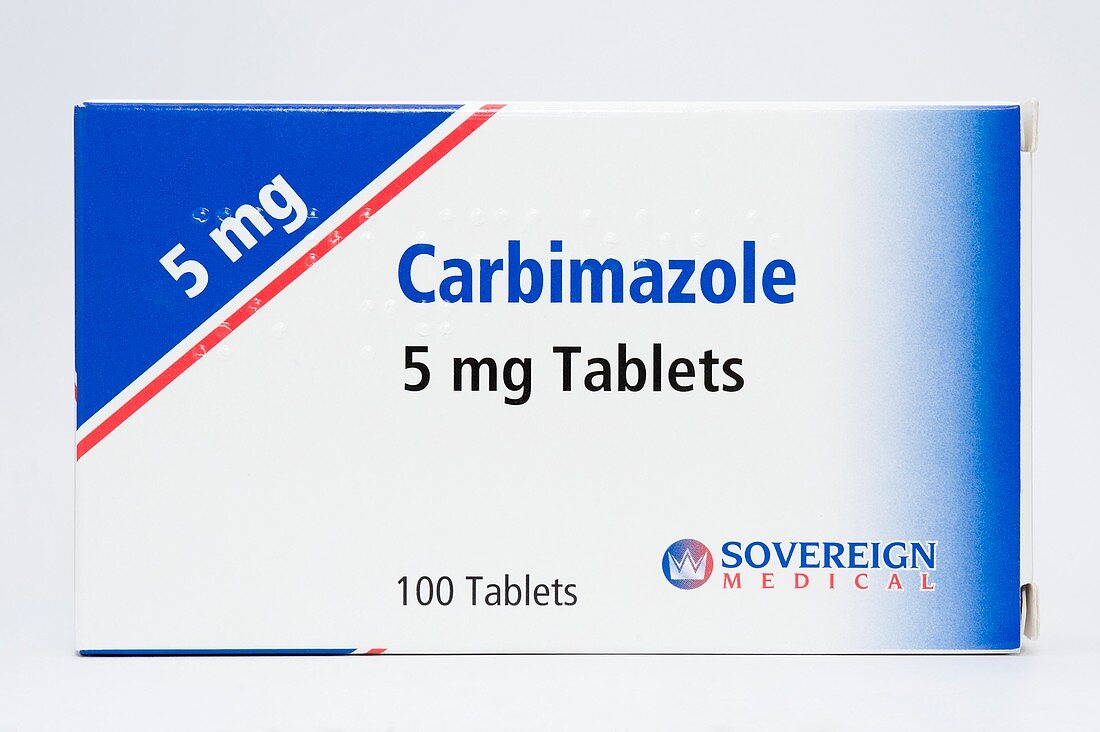 Carbimazole hyperthyroid drug