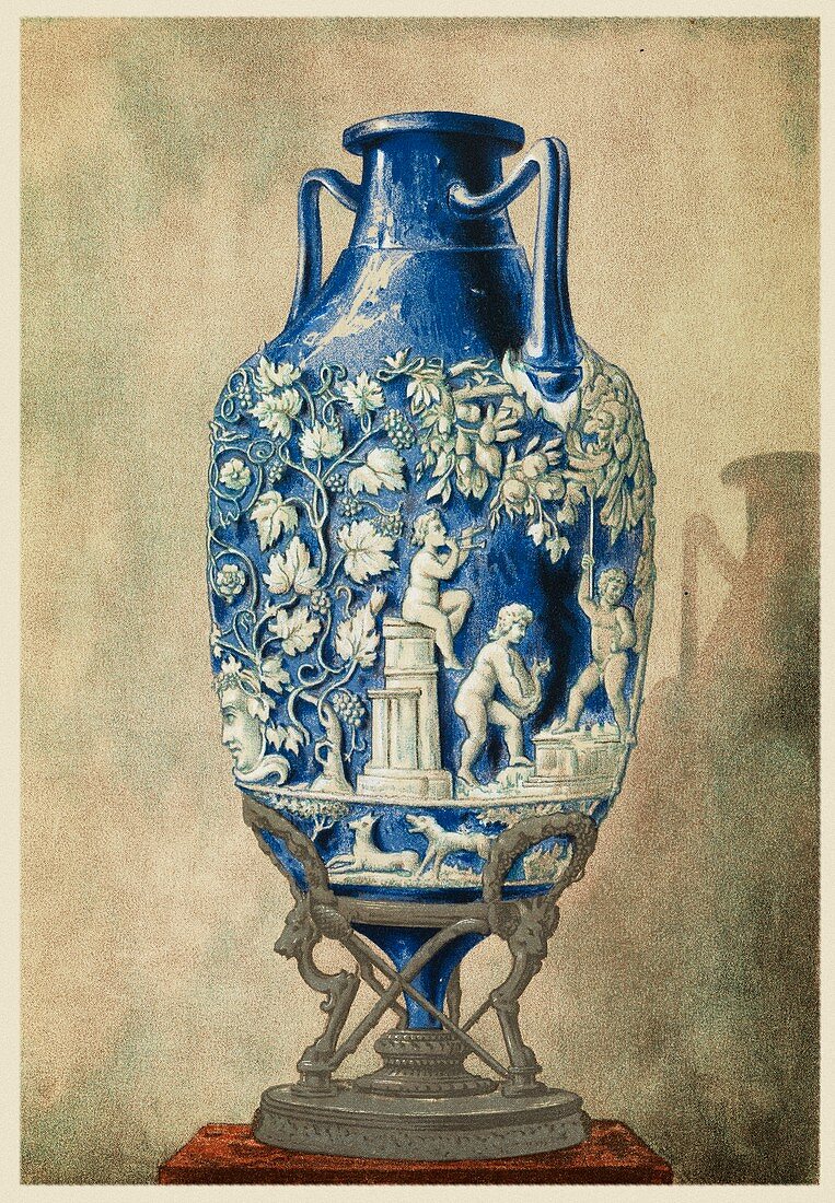 Roman funerary urn from Pompeii