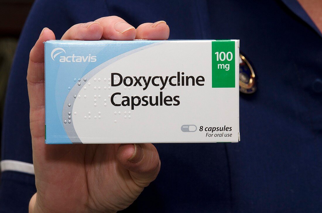Pack of Doxycycline capsules