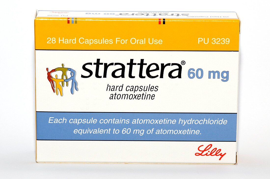 Pack of Strattera capsules
