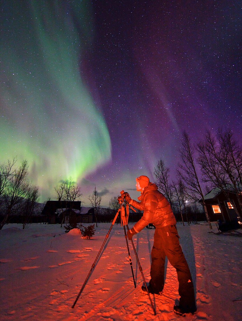 Aurora Borealis,Lapland,Sweden