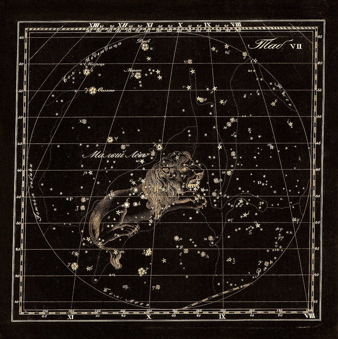 Leo Minor constellation,1829