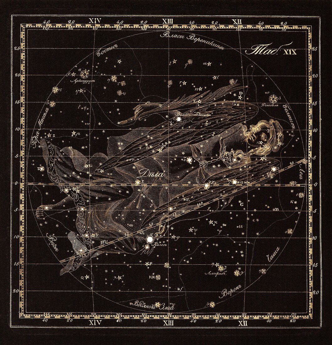 Virgo constellation,1829