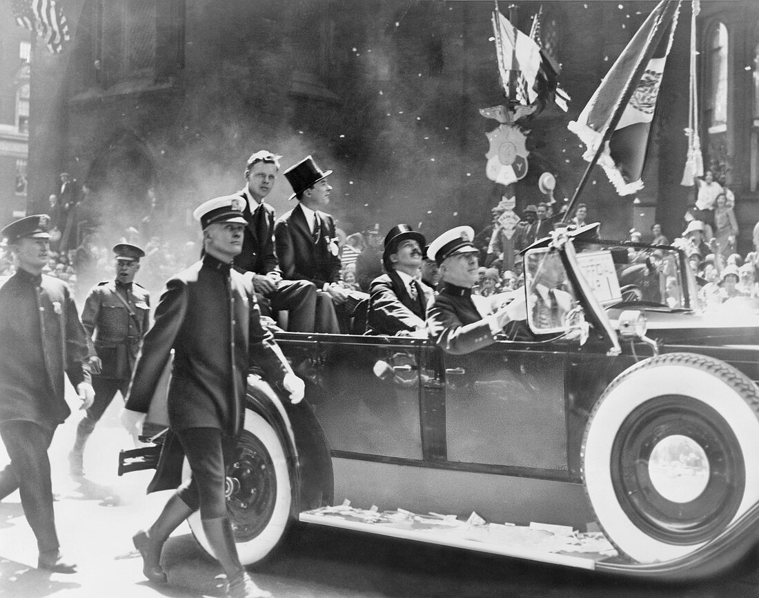 Lindbergh's ticker-tape parade,1927