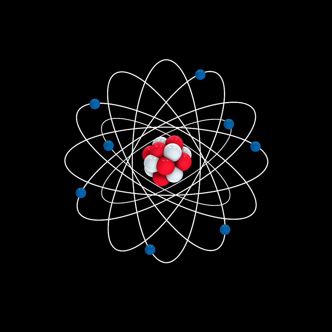 Oxygen atomic structure,artwork