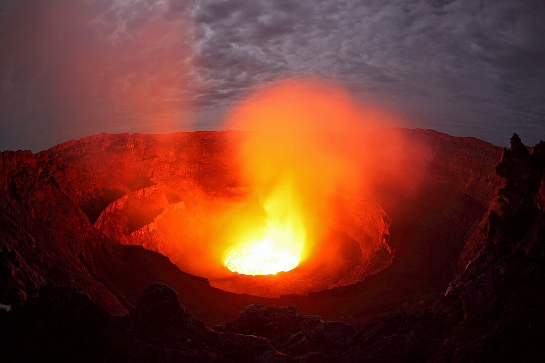 Nyiragongo volcano,Congo