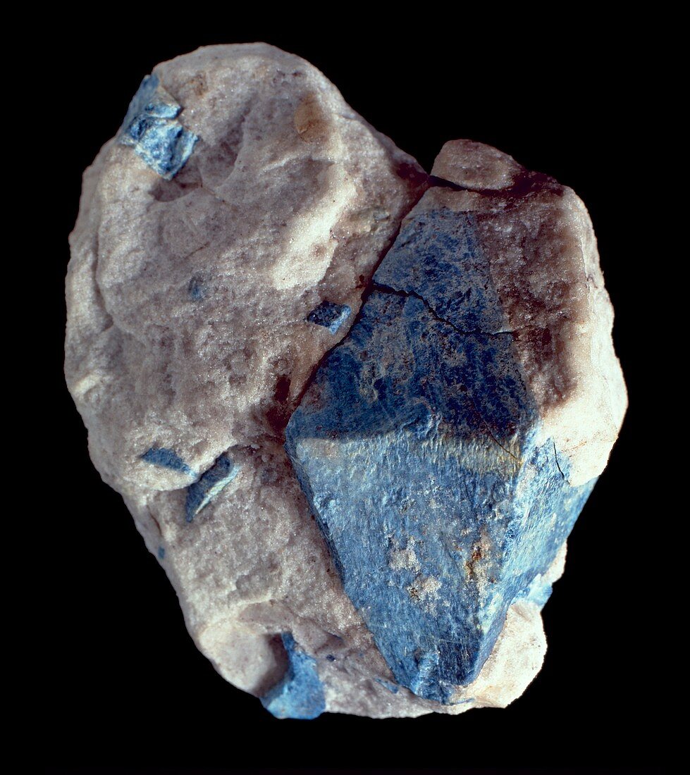Lazulite mineral specimen