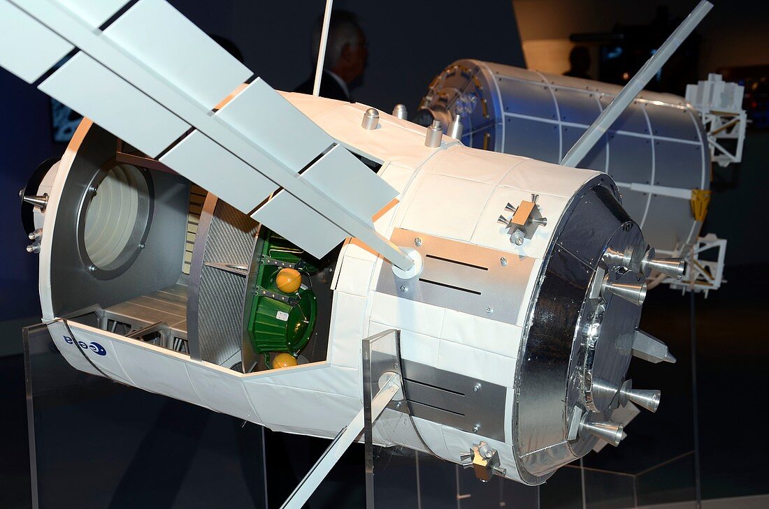 ATV resupply spacecraft,exhibit model