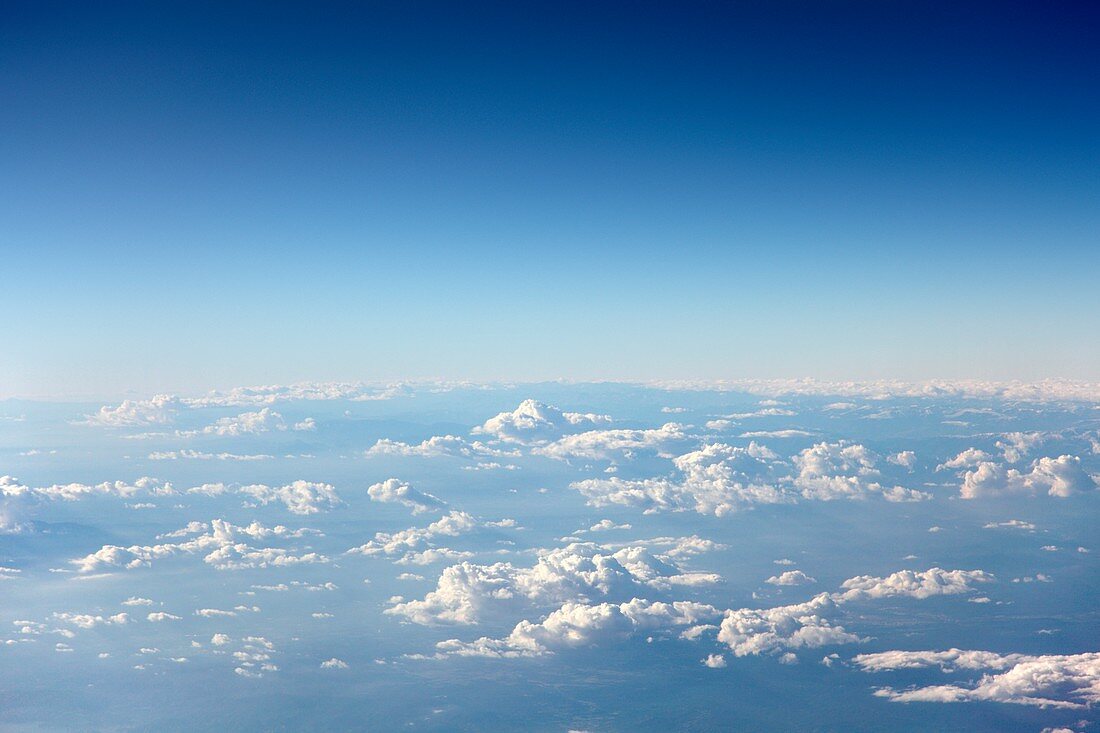 Clouds from high-altitude aircraft