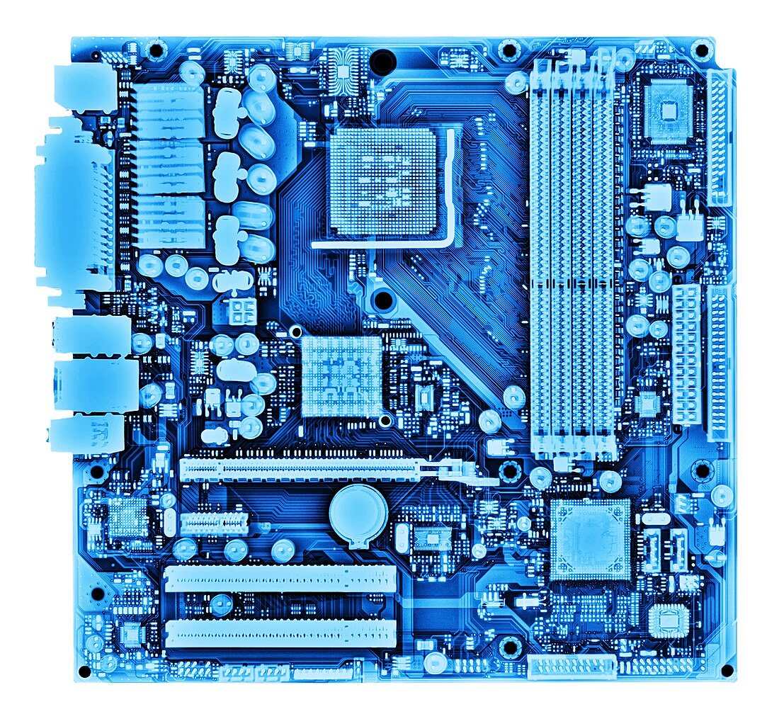 Computer motherboard,X-ray