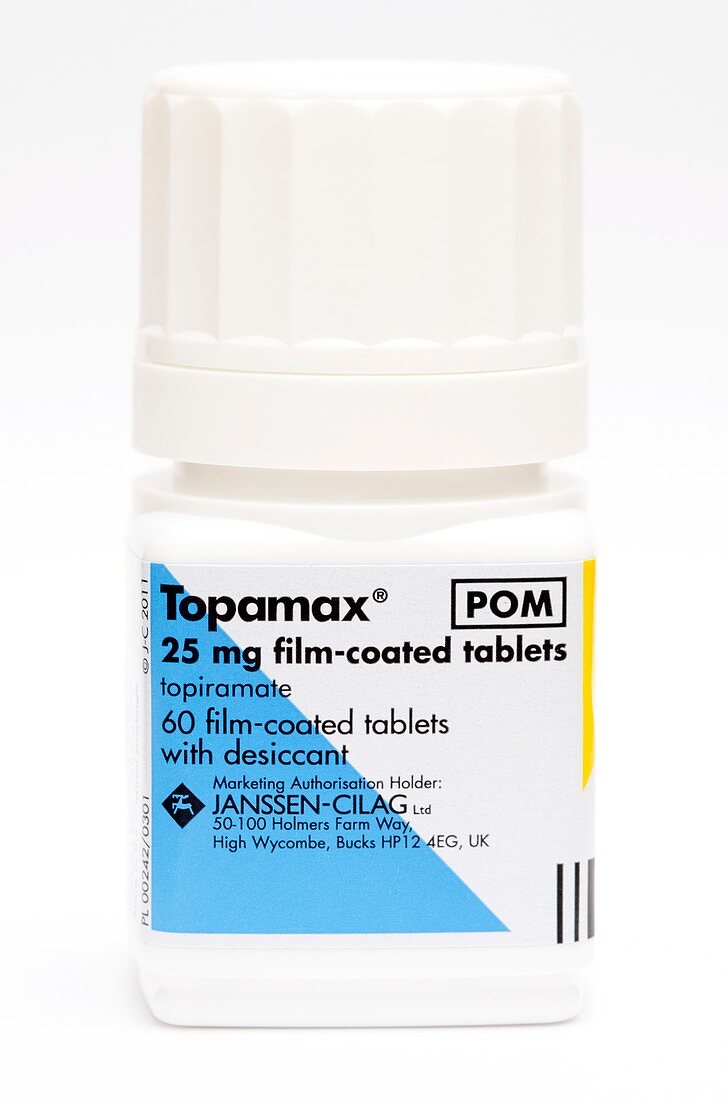 Bottle of Topamax tablets