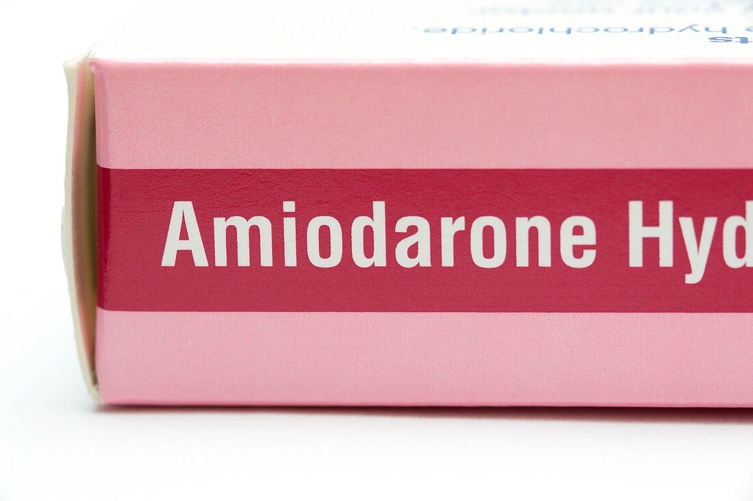 Pack of Amiodarone tablets