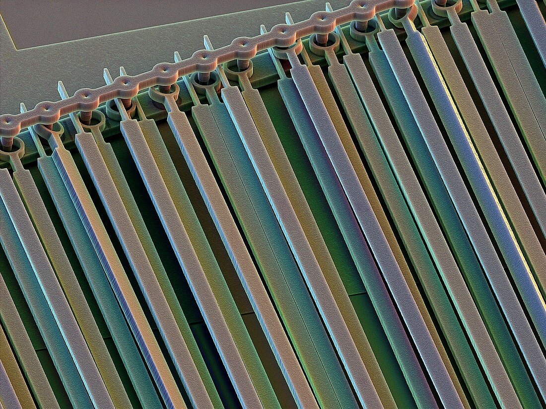 MEMS nanophotonic filter,SEM