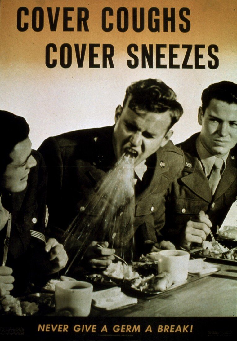 Health warning poster (1941-1945)