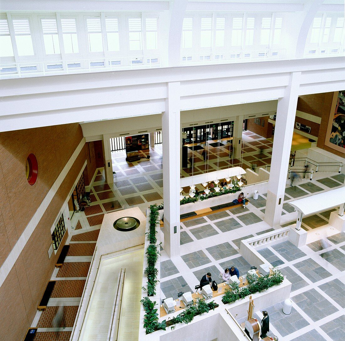 British Library entrance hall